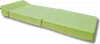 A light green foldable mattress is shown laid out flat on a white background. Produktbild-Vorschau