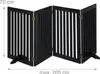 Relaxdays Absperrgitter, H x B: 70 x 205 cm, 4 Panel, Produktbild-Vorschau 4