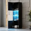 MODFU Vitrine,Hochschrank,45*35*160 Produktbild-Vorschau 3