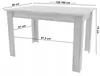 Styl I Elegancja Stół Rozkładany Np 120-160X80 Sonoma - Podgląd zdjęcia produktu 6