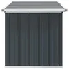 vidaXL Tuinopslag, antraciet, 129x67x65 cm Productafbeelding-voorbeeld 4