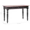 vidaXL Bureau avec 3 tiroirs 117×57×75 cm bois massif Voir les images du produit 7