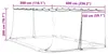 vidaXL Moskito-Netz für Pavillon 220 Mesh Schwarz 6 x 3 x 2 Produktbild-Vorschau 8