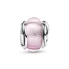 Rosa Charm von PANDORA aus Sterlingsilber und Glas Produktbild-Vorschau 2