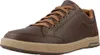 A single brown Skechers sneaker is shown from a side angle against a white background. Voir les images du produit