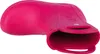 A single pink Crocs rain boot for kids is shown from a side angle against a white background. Produktbild-Vorschau