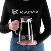 KADAX Glaskaraffe 1.5L, Wasserkaraffe mit Sieb und Deckel Produktbild-Vorschau 9