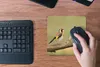 MuchoWow® Mauspad Mousepad Zwei kleine Stieglitze auf einem Produktbild-Vorschau 4