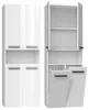 Top E Shop NEL 2K DK BPO bathroom storage cabinet White Náhled obrázku produktu 1