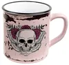 Tasse Lady Skull Emaille-Optik 400ml Produktbild-Vorschau 4