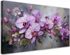 Leinwandbild Lila Orchideenblumen-Arrangement 120x60 Feeby Produktbild-Vorschau 1