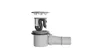Visolva Flow Duschsiphon 90 mm – selbstreinigend, Produktbild-Vorschau 1