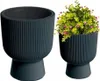 Prosperplast Blumentopf MILLY Anthrazit 23,9 cm Produktbild-Vorschau 7