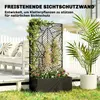 Hochbeet aus Metall mit Rankgitter für Kletterpflanzen, Produktbild-Vorschau 6