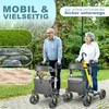 KESSER® Rollator Aluminium faltbar, höhenverstellbar & bis Produktbild-Vorschau 8