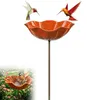 Dekorative Vogeltränke aus Metall, Gartenstecker in Produktbild-Vorschau 1