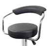 Aga Barhocker MR2037 Schwarz aus Kunstleder 360° drehbar Produktbild-Vorschau 6