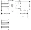 HEWI Einhängesitz Ser 801, B:345 mm, H:471 mm, T:480 mm Produktbild-Vorschau 3