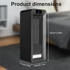 (Schwarz)1500W PTC Keramik-Heizlüfter, Energiesparender Produktbild-Vorschau 7
