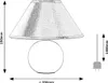 Rabalux 2146 Ariel lampada da tavolo, E14, ceramica, Anteprima dell’immagine prodotto 2