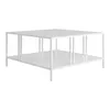 Konferenční stolek 'Kumlinge' kovový 40x80x80 cm bílý Náhled obrázku produktu 3