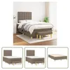 The Living Store Boxspringbett mit Matratze Taupe 120x200 Produktbild-Vorschau 8