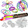 100 Arm Knicklichter 8 Farben, Leuchtstäbe Neon Party Deko, Produktbild-Vorschau 8