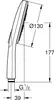 Grohe Handbrause Rainshower SmartActive 130 26574, 1 Stk. Produktbild-Vorschau 2