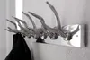 Appendiabiti da parete in look antler in argento Anteprima dell’immagine prodotto 1