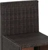 Outsunny 5tlg. Polyrattan Gartenmöbel Rattan Essgruppe Produktbild-Vorschau 9