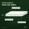 hERZtal Rebond 10 Rollmatratze 90x200 cm, 10 cm, H3 Produktbild-Vorschau 4