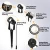 SWANEW 6tlg. LED Gartenstrahler mit Erdspieß, Außenstrahler Produktbild-Vorschau 3