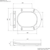 LuxeBath bezramkowa wisząca toaleta długa 52 cm, biały Podgląd zdjęcia produktu 9