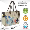 Sunsa Damen Handtasche. XXL Tasche aus Canvas/Leinwand & Produktbild-Vorschau 3
