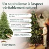 FairyTrees Sapin de Noël Artificiel 180 cm | Arbre de Noël Voir les images du produit 4