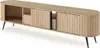 TV-Lowboard LOVI 196 cm Eiche Cremona Riffelfront Produktbild-Vorschau 8