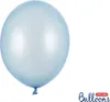 10 Stk. Luftballon Ø30cm "Uni Metallic" | Babyblau Produktbild-Vorschau 4