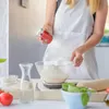 Zestaw 12 szklanych słoików do marmolady z czerwono-białymi Podgląd zdjęcia produktu 10