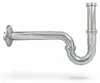 Siphon Röhrensiphon lang Edelstahl verchromt 1 1/4" x 32 mm Produktbild-Vorschau 1