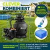 tillvex® Sandfilteranlage Pool mit Timer AquaBlack Pro Produktbild-Vorschau 2