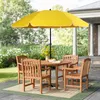 Sekey Sonnenschirm Rund Ø 180 cm Terrassen Gartenschirm Produktbild-Vorschau 6