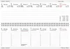 Tischkalender quer Professional Colourlux 2027 blau Produktbild-Vorschau 2