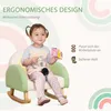 HOMCOM Kindersofa Schaukelstuhl für Kleinkinder Kindercouch Produktbild-Vorschau 6