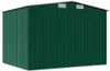 vidaXL Casetta da giardino in metallo verde 257 x 205 x 178 Anteprima dell’immagine prodotto 5