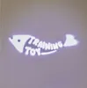 LED Pointer Catch the Light, Fisch 8 cm grau Anteprima dell’immagine prodotto 2