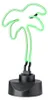 Neonlampe Palme XXL Grün 36 cm – Echt-Neon Tropical Produktbild-Vorschau 2