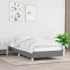 vidaXL Rám postele bez matrace tmavě šedý 90x200 cm látka Náhled obrázku produktu 2