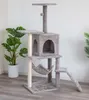 Aga Škrabadlo pre mačky 42x49x136 cm Sivé Náhľad obrázku produktu 3