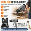 Bituxx Heißluftpistole inkl. Koffer und Zubehör 2000 Watt, Produktbild-Vorschau 6