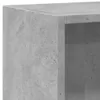 vidaXL Bücherregal Betongrau 60x24x76 cm Holzwerkstoff Produktbild-Vorschau 7